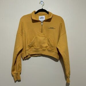 Cropped Hollister Quarter Zip